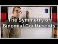 Symmetric Property of Binomial Coefficients Combinatorics