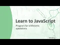 JavaScript For Beginners Simple program on Arithmetic Operations Using Visual Studio code