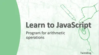 JavaScript For Beginners Simple program on Arithmetic Operations Using Visual Studio code