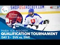 Para Ice Hockey | Slovakia vs Sweden | Day 3 | Qualification Tournament | Jessheim 2025