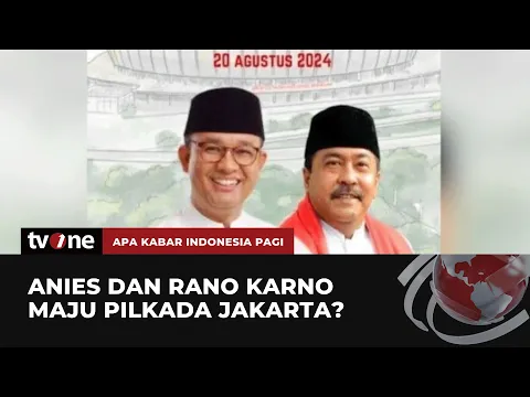 Ramai di Medsos Anies-Rano Karno Maju Pilkada Jakarta