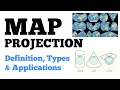 Map Projection NCERT Class 11 Definition Types Uses