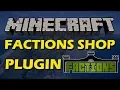 Buy and sell items in a GUI in Minecraft with Factions Shop Plugin