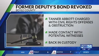 Former Boyle County deputy pending trial arrested after allegedly discussing case with deputies
