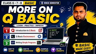 More on Q Basic Lesson 3 Class 6 7 8 Easy QBasic Tutorial