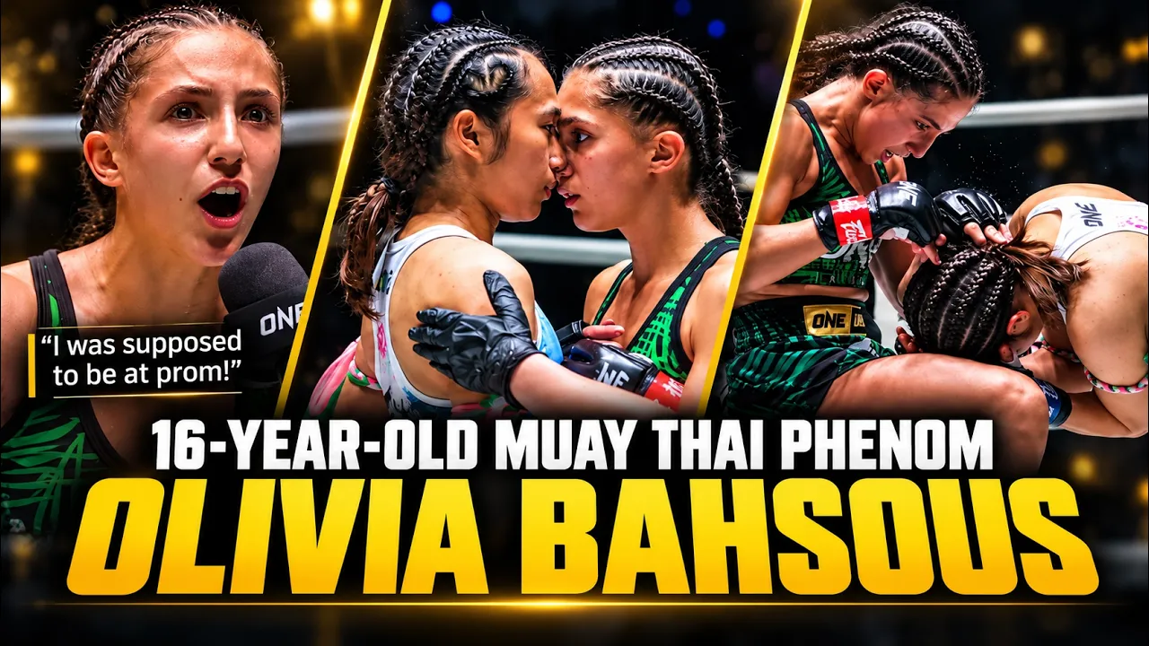 16-Year-Old Muay Thai PRODIGY 🤩👩‍🎓 Olivia Bahsous