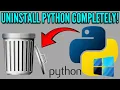 How to Uninstall Python Completely in Windows Remove Python Completely from PC