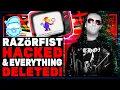 Razorfist HACKED Deleted From Youtube Twitter Important Lesson For RazorFist or The Rageaholic