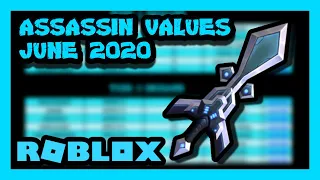 ROBLOX ASSASSIN VALUE LIST JUNE 2020 ZICKOI