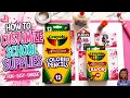 Create Your Own Custom School Supplies Easy DIY