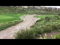 Flooding at golf course in Prescott Arizona