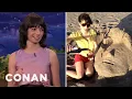 Kate Micucci s Romantic Beach Date With Conan CONAN on TBS