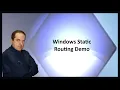 Windows Static Routing Demo
