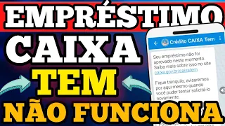 CAIXA TEM EMPRÉSTIMO DE R$1.000 NÃO FUNCIONA? CAIXA LIBEROU HOJE 28/03 EMPRÉSTIMO PARA NEGATIVADOS.