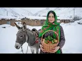 Lagu Surviving the Coldest Mountain Village of Iran | Cooking \u0026 Donkey riding