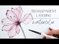 Lagu This Technique Changes Everything! 🤩 Best Way to Start Painting Transparent Watercolor Flowers