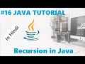 JAVA COURSE Recursion Java Programming
