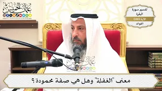      معنى  الغفلة  وهل هي صفة محمودة    عثمان الخميس دندنها