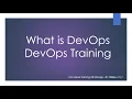 What is DevOps DevOps Demo DeOps Online Training WhatsApp 919886611117 Part-1