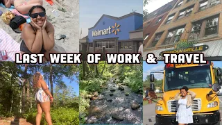 Last week of work travel Hampton Beach fun Jamaican restaurant review and Walmart haul