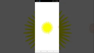 imagine turtle graphic design sun in python