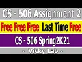 CS506 Assignment 2 Solution 2021 Free Free Assignment Solution Spring 2021 Free Free