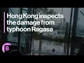 Download Lagu The Aftermath of Typhoon Ragasa in Hong Kong