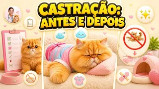 ⚠️ Como cuidar do gato/gata antes e após a castração - Gatil Hauser