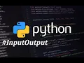 Tutorial Python - Input Output pada Python