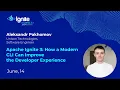 Apache Ignite 3 How a Modern CLI Can Improve the Developer Experience demo