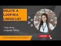 Delete a loop in a linked list in Python