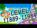 WordScapes Level 11889-11984 Answers Master Level