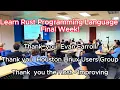 Learn Rust Chapter 15 16 Week10 from Free Programming Language Book Lead Instructor Evan Carroll