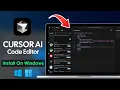 How to Install Cursor AI Code Editor on Windows 11 10