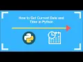 Python Exercises beginner How to Print Current Date and Time