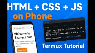How to Run Server and HTML File in Termux Complete Tutorial for Beginners