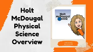 Holt McDougal Physical Science Overview