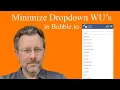 Minimize Workload Unit WU Impact of Utilizing Dropdowns in your Bubble io Application