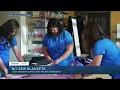 Mile High United Way BMO make blankets for migrants