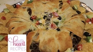 Crescent Roll Taco Ring I Heart Recipes