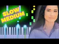 Lagu Mayumi Itsuwa - Kokoro No Tomo SLOW MEDIUM - Piano Instrumental TUTORIAL by Piano Fun Play