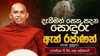 දැකීමත් සෙත සදන සොඳුරු ඇත් රජාණන් ( නාග සූත්‍රය ) | Venerable Matale Sugathasara Thero