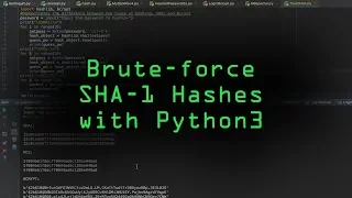 Use Beginner Python to Build an SHA1 Hash Brute-Forcer Tutorial