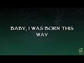 Lady Gaga - Born This Way (Lyrics)