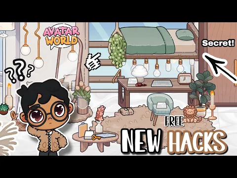 Download MP3 NEW SECRECT HACK Aesthetic⭐️AVATAR WORLD SECRETS and HACKS🧺House Ideas [House Design] | Makeover