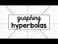 How to Graph Hyperbolas Hyperbola Vocabulary Geometry