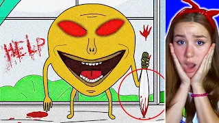 КОЛОБОК УБИЙЦА ЖУТКИЙ МУЛЬТИК КОЛОБОК Месть Колобка SCP Анимация Реакция Мульт пародия 