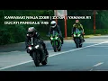 Lagu Full Video Kawasaki Ninja ZX6R ZX10R, Ducati Panigale V4S, Yamaha R1, S1000RR #motorcycle #bike #fyp