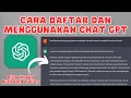 Lagu CARA PEMULA DAFTAR AKUN DAN MENGGUNAKAN CHAT GPT OPEN AI DI LAPTOP ATAU KOMPUTER