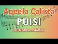 Download Lagu Aqeela Calista - Puisi (Karaoke) by regis